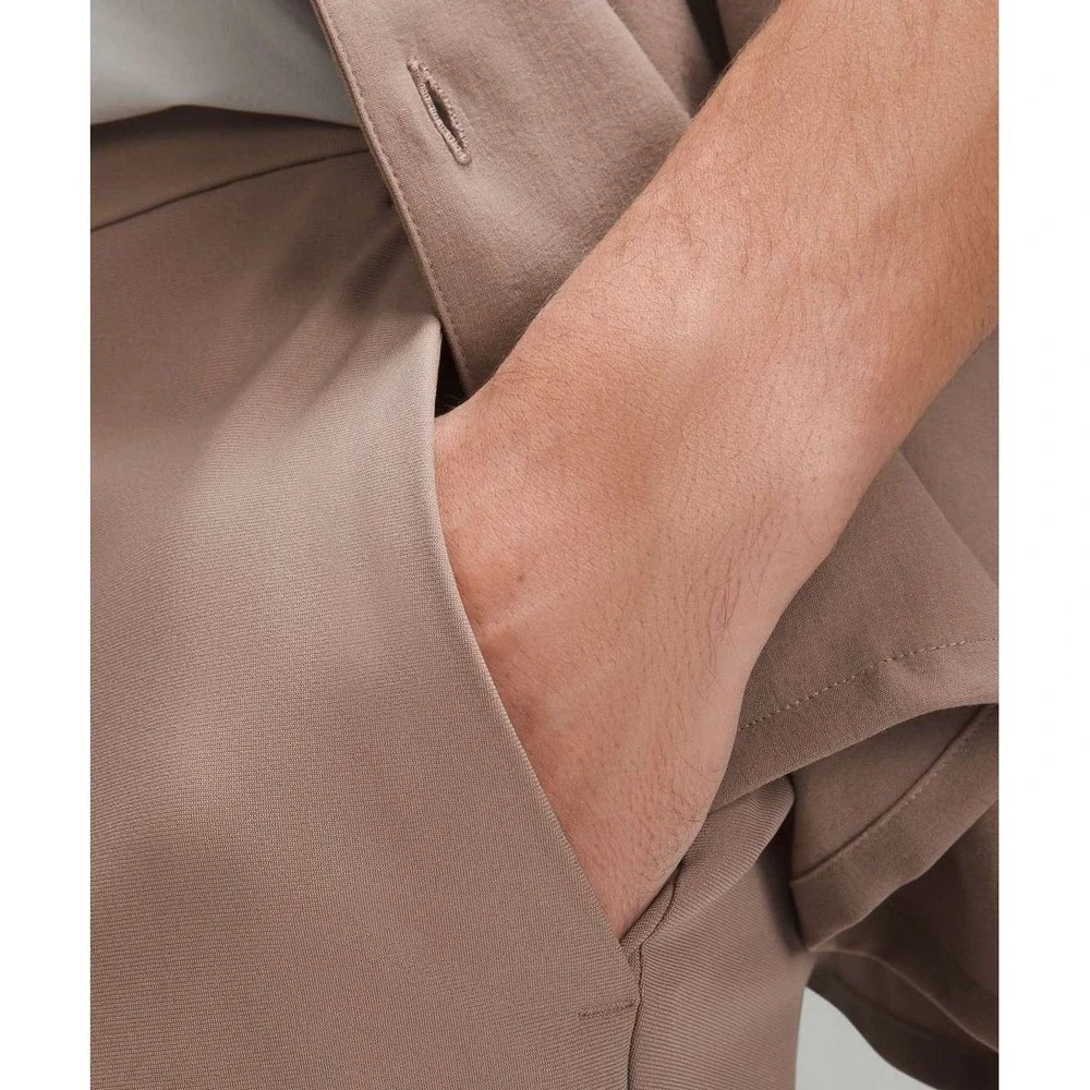 lululemon ABC Slim-Fit Trouser Warpstreme Taupetastic Size 36 28